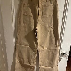 Oat New York Women's light Khaki Flare Jeans